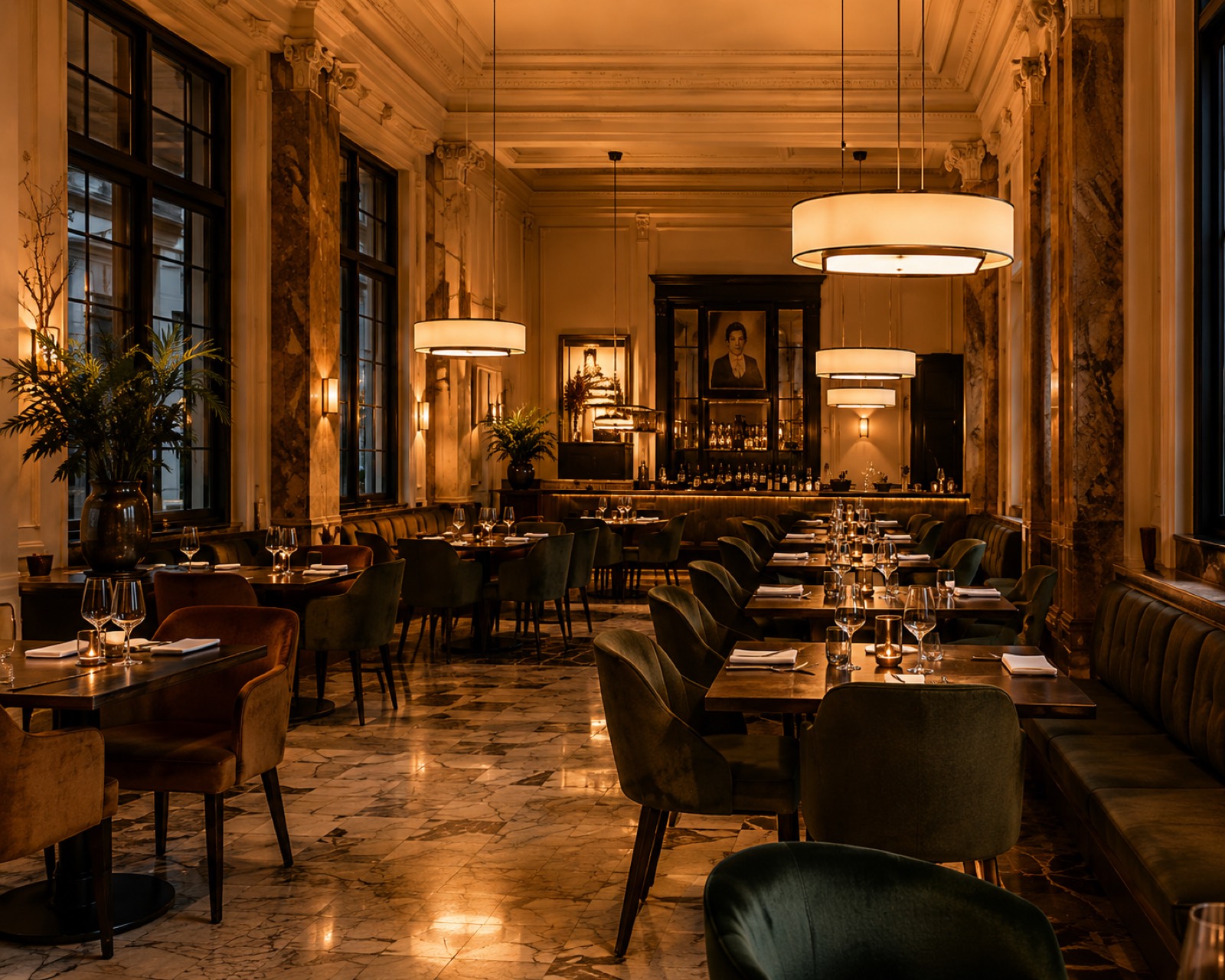 Eetzaal van Brasserie Het Amber