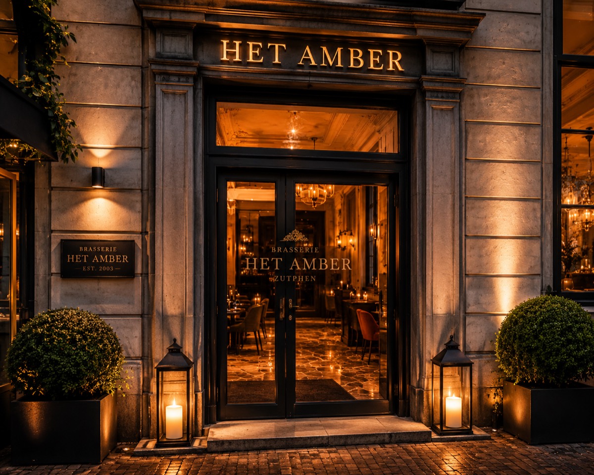 Entree van Brasserie Het Amber