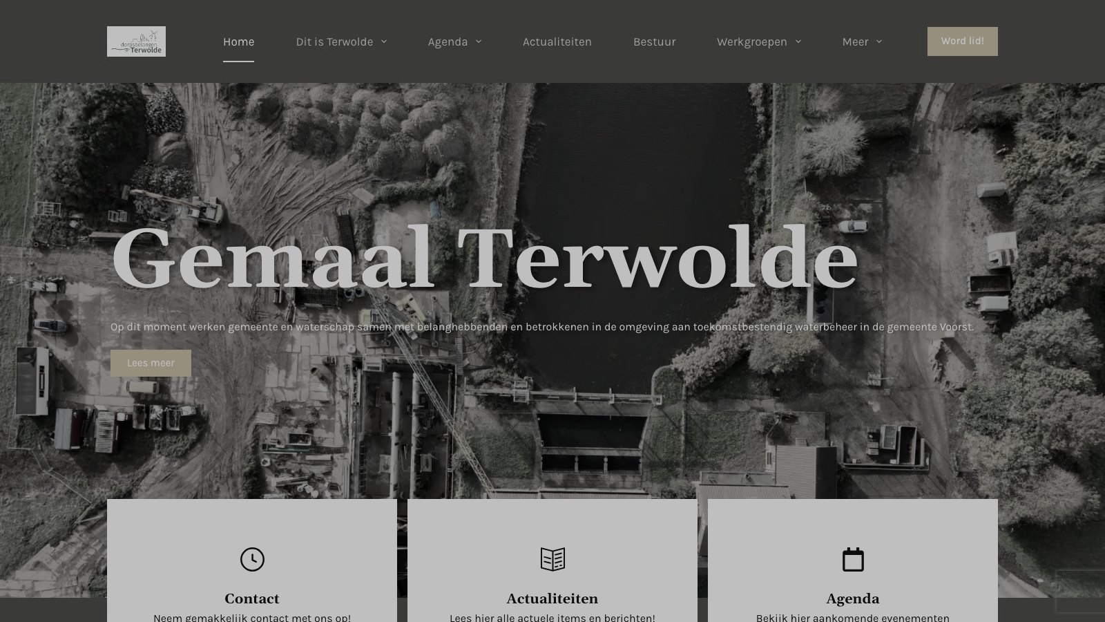 Homepage van interwolde.nl